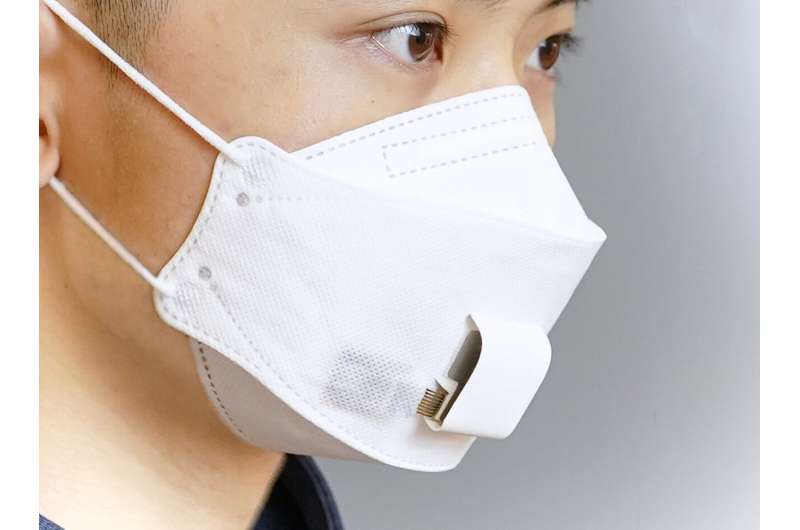 The smart mask monitors breathing for health indicators